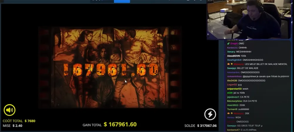 Teufeurs interagissant avec le chat de sa communauté pendant un stream sur Kick